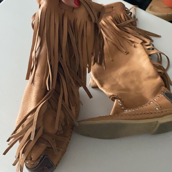 Fringe HECTOR boots tan - Picture 4 of 6